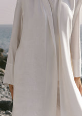 Calla Embroidered Floor-Length Silk Abaya