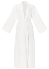 Calla Embroidered Floor-Length Silk Abaya