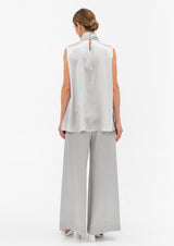 Calla Wide-Legged Silk Trousers