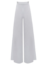 Calla Wide-Legged Silk Trousers