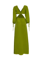 Dolce Vita Cut-Out Silk Maxi Dress