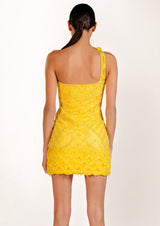 Flora Embellished Silk Mini Dress