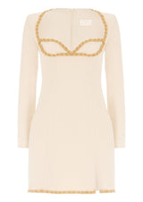 Gold Thread Mini Dress