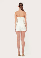 Gold Thread Tweed Shorts