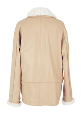 Hydra Oversized Shearling Leather Jacket