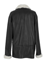 Hydra Oversized Shearling Leather Jacket