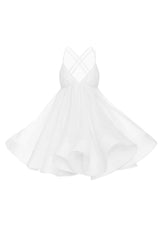 L'Etoile Du Sud Layered Linen-Silk Mini Dress