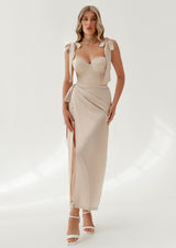 La Musa - Seashell Satin Corset