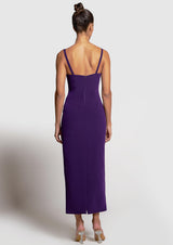 Maïa Sweetheart Satin Ankle-Length Dress