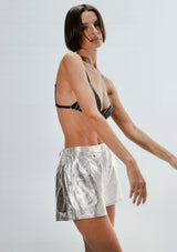 Moonbow Removable Belt Leather Shorts