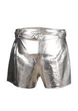 Moonbow Removable Belt Leather Shorts