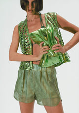 Phoenix Eyelet Leather Vest