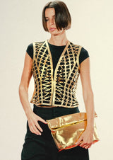 Phoenix Eyelet Leather Vest