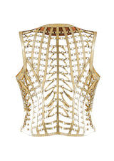 Phoenix Eyelet Leather Vest