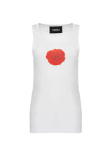 Printed Cotton Tank Top