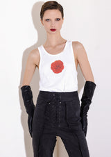 Printed Cotton Tank Top