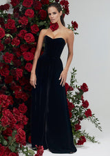 Rudbeckia Noir Off-Shoulder Corset Silk-Mix Jumpsuit