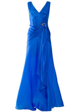 Sonata Silk Draped Dress