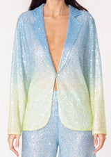Sun Sequin Oversized Blazer