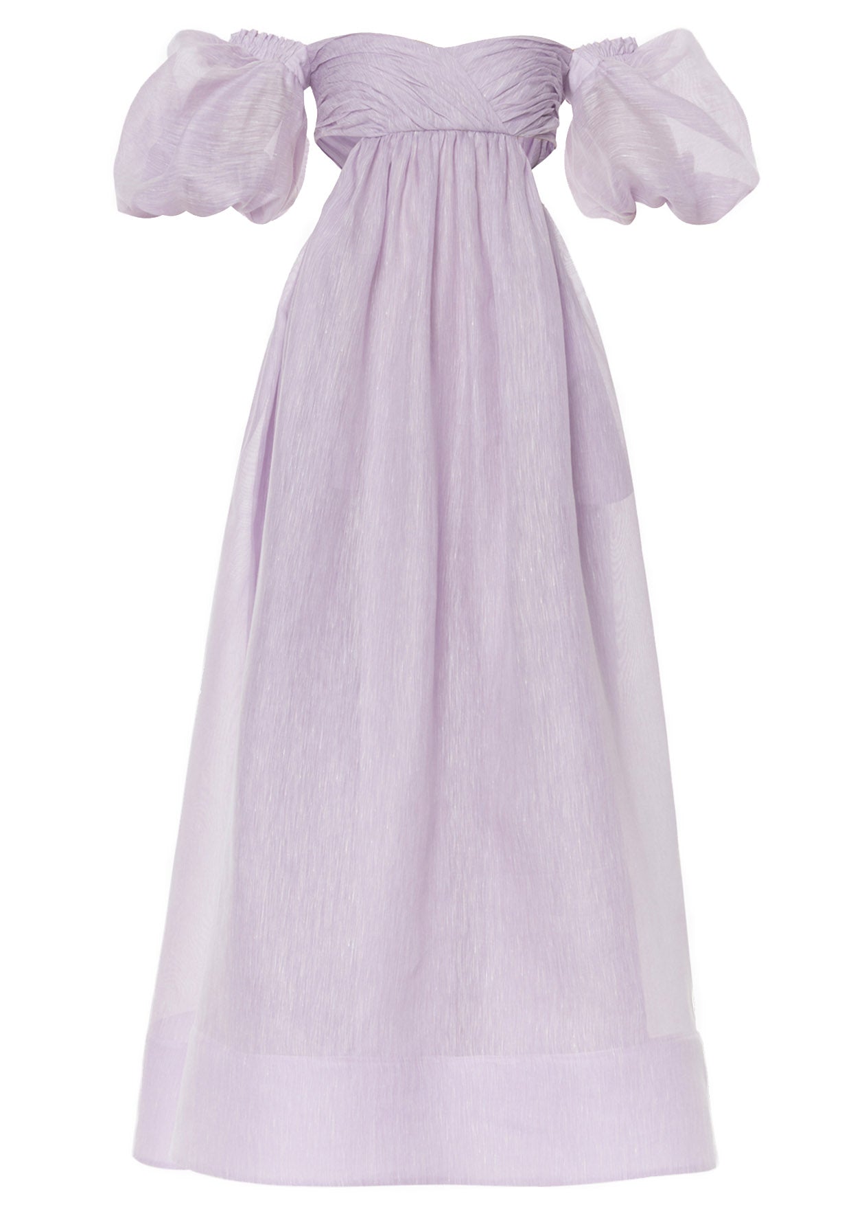 lavender off the shoulder maxi dress Lauae Fern Hawaiian Print Off Shoulder Maxi-Style Dress