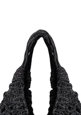 Vannifique Mini Crystal-Studded Woven Handbag