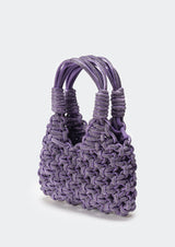 Vannifique Rock Crystal-Studded Woven Handbag