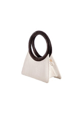 Aseela Crocodile-Print Top-Handle Leather Bag