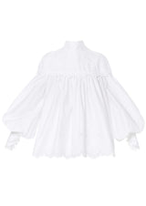Azalee Embroidered Cotton Blouse