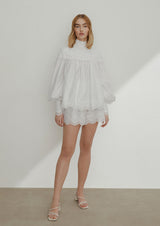 Azalee Embroidered Cotton Blouse