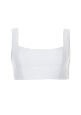 Azalee Embroidered Cotton Crop Top