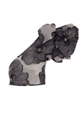 Bouganville Two-Piece One-Shoulder Jacquard Top