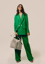 Cocó Leather Mock-Crocodile Tote Bag