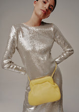 Constanza Leather Clutch Bag