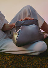 Constanza Leather Clutch Bag