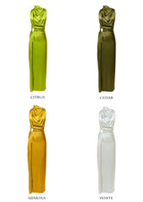 Eden Backless Silk Maxi Dress