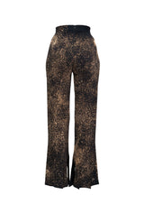 Emma Split-Hem High-Waisted Trousers