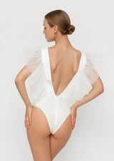 Fairy Wings Cotton Organza Bodysuit