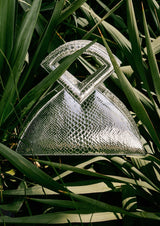 Farha Snake-Print Leather Handbag