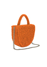 Gaira Handmade Macramé Suede Micro Bag
