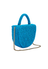 Gaira Handmade Macramé Suede Micro Bag