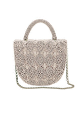 Gaira Handmade Macramé Suede Mini Bag