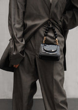 Horra Agate Top-Handle Faux-Leather Handbag