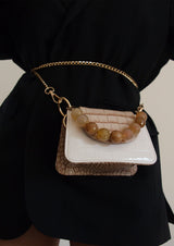 Horra Agate Top-Handle Faux-Leather Handbag