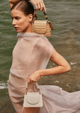 Horra Agate Top-Handle Faux-Leather Handbag