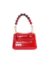 Horra Agate Top-Handle Faux-Leather Handbag
