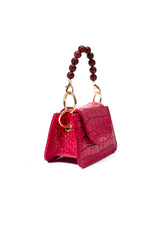 Horra Agate Top-Handle Faux-Leather Handbag