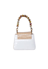 Horra Agate Top-Handle Faux-Leather Handbag