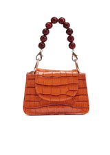 Horra Agate Top-Handle Faux-Leather Handbag