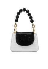 Horra Agate Top-Handle Leather Handbag