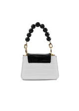 Horra Agate Top-Handle Leather Handbag
